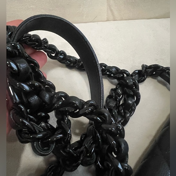 🔥Rare🔥Chanel So Black Cavair WOC & Matching cardholder - Picture 7 of 13